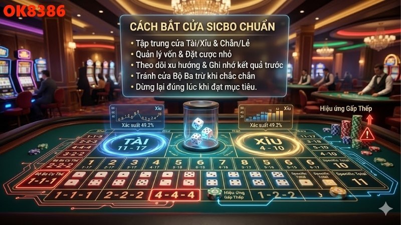 Cách Bắt Cửa Sicbo Chuẩn Và Giảm Thiểu Rủi Ro Khi Chơi 1 cach-bat-cua-sicbo-chuan