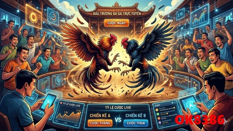 Cược Đá Gà Online Là Gì? Khám Phá Giải Trí Tại OK8386 1 ĐÁ GÀ ONLINE OK8386